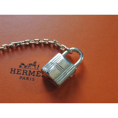 porte clef argent hermes|Porte.